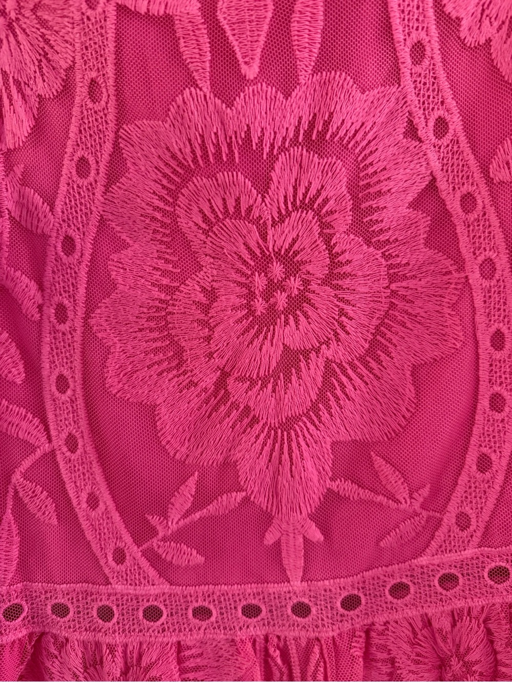 Pink blush babydoll style dress small - Picture 5 of 6